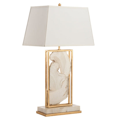 Chelsea House Clam Shell White Table Lamp