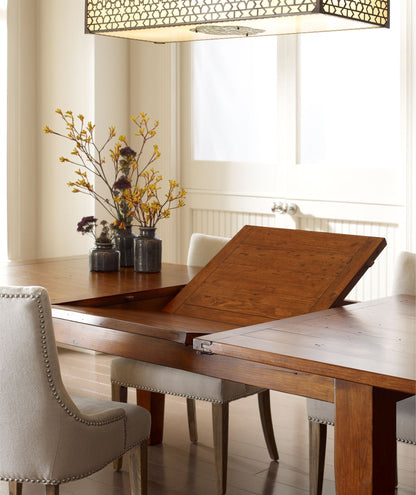 LH Home Irish Coast Wooden Extendable Dining Table
