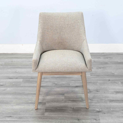 Sunny D Olivia Lowback Fabric Dining Chair 2PC