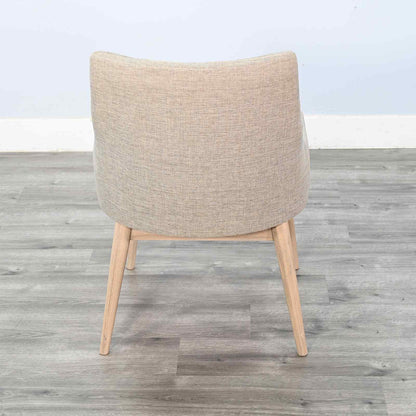 Sunny D Olivia Lowback Fabric Dining Chair 2PC