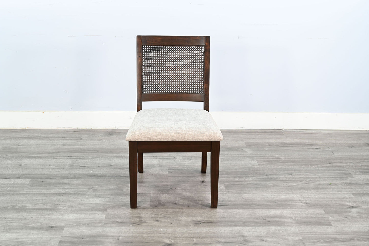Sunny D Noah Cane Back Armless Dining Chair 2PC