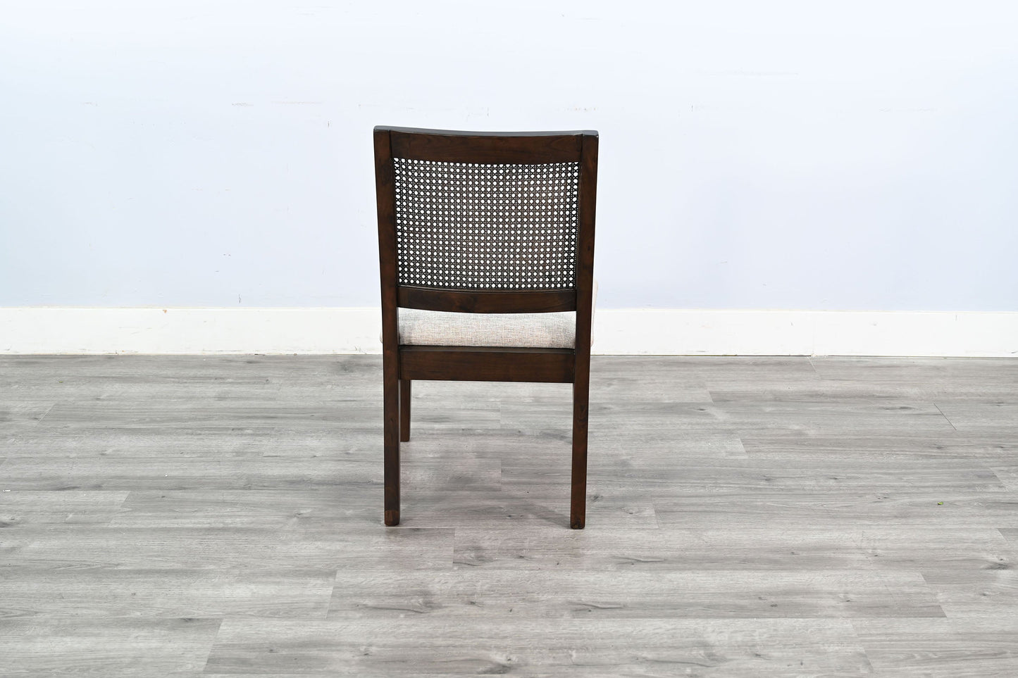 Sunny D Noah Cane Back Armless Dining Chair 2PC