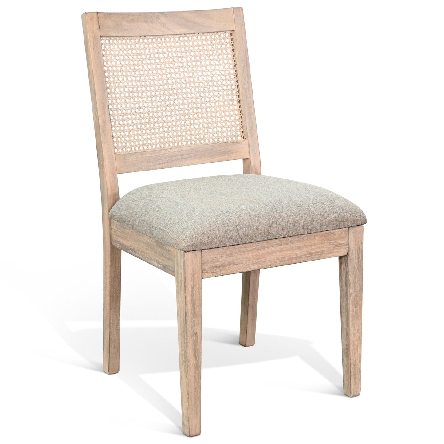 Sunny D Rowan Rattan Back Dining Chair 2PC