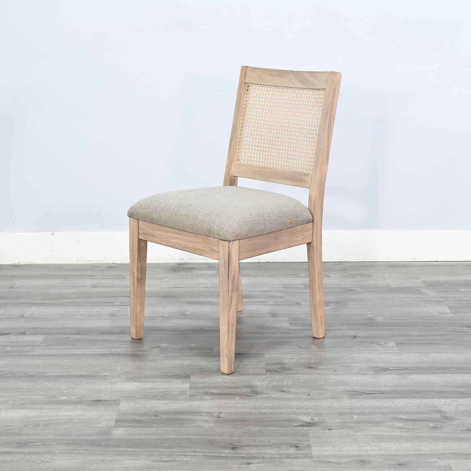 Sunny D Rowan Rattan Back Dining Chair 2PC
