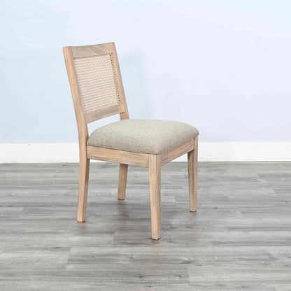 Sunny D Rowan Rattan Back Dining Chair 2PC
