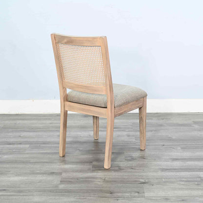 Sunny D Rowan Rattan Back Dining Chair 2PC