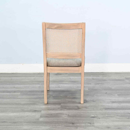 Sunny D Rowan Rattan Back Dining Chair 2PC