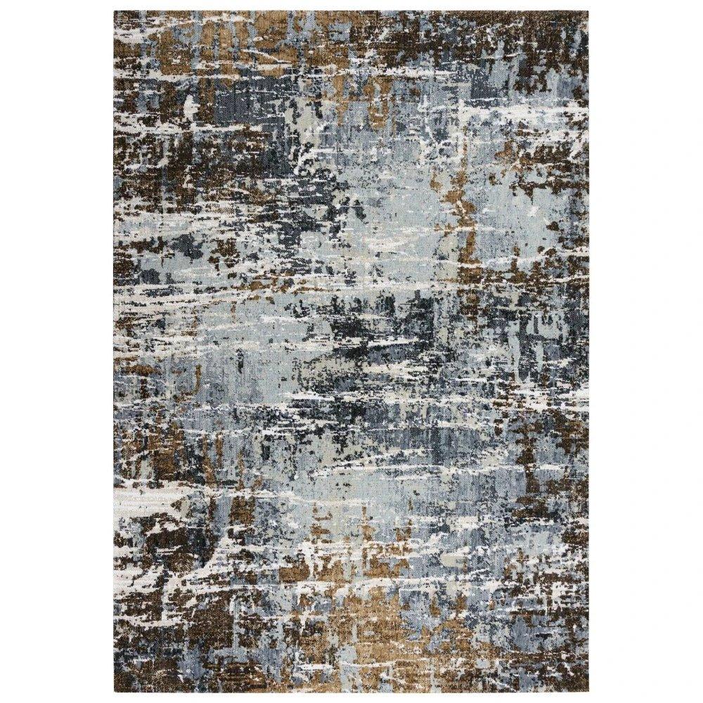 Beba Abstract Light Gray Large Area Rugs