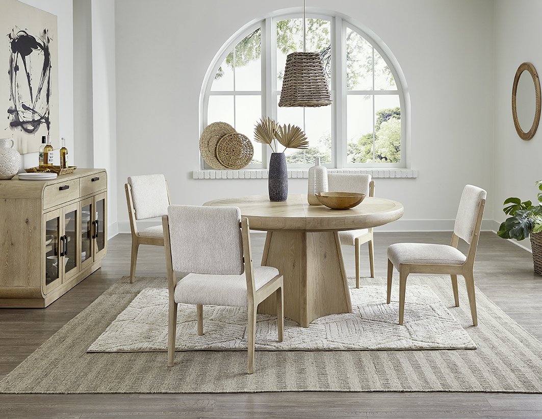 Panama Jack Melia White Performance Fabric Dining Chair (Set of 2)