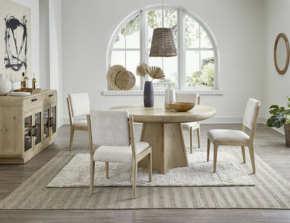 Panama Jack Melia White Performance Fabric Dining Chair (Set of 2)