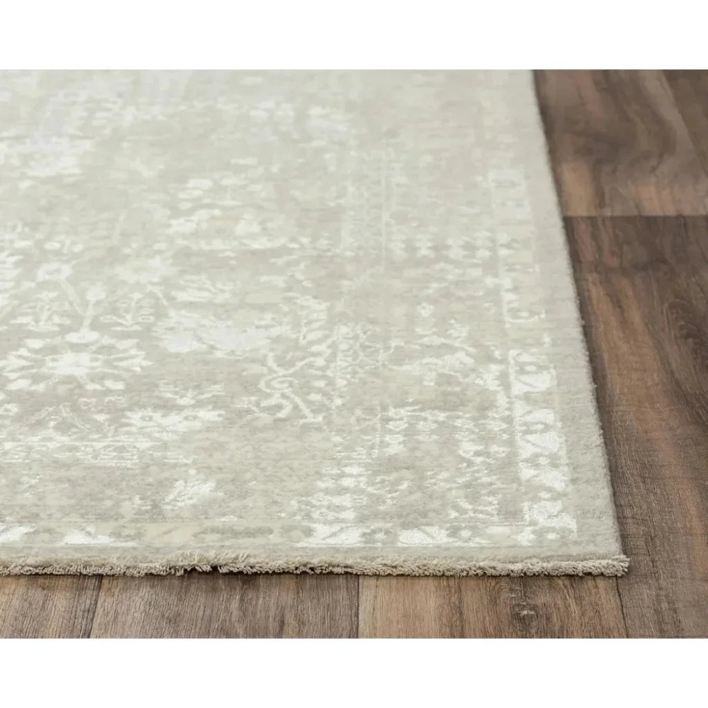 Coed Floral Gray Large Area Rugs For Living Room - LOOMLAN - LOOMLAN - Area Rugs