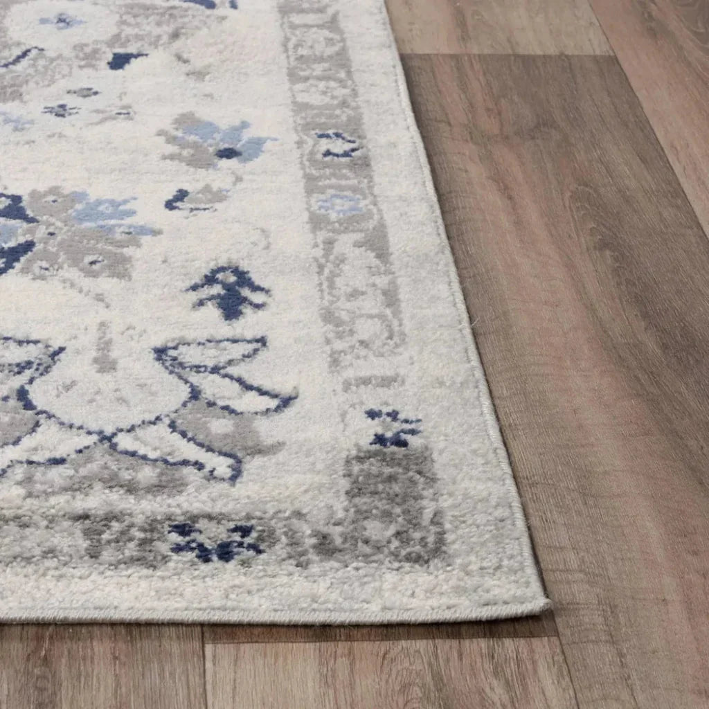 Dang Medallion Gray Kitchen Hallway Runner Rug -- gray