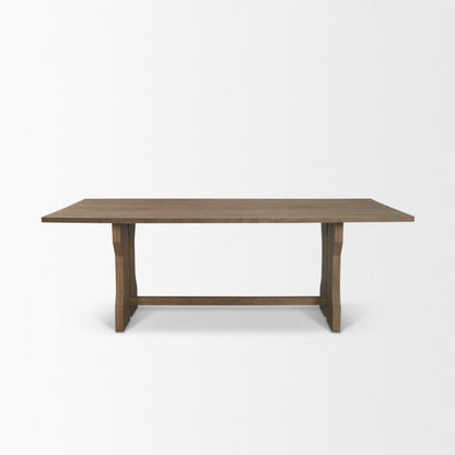 Rooke 84" Solid Wood Extendable Rectangular Dining Tabl -- view 2