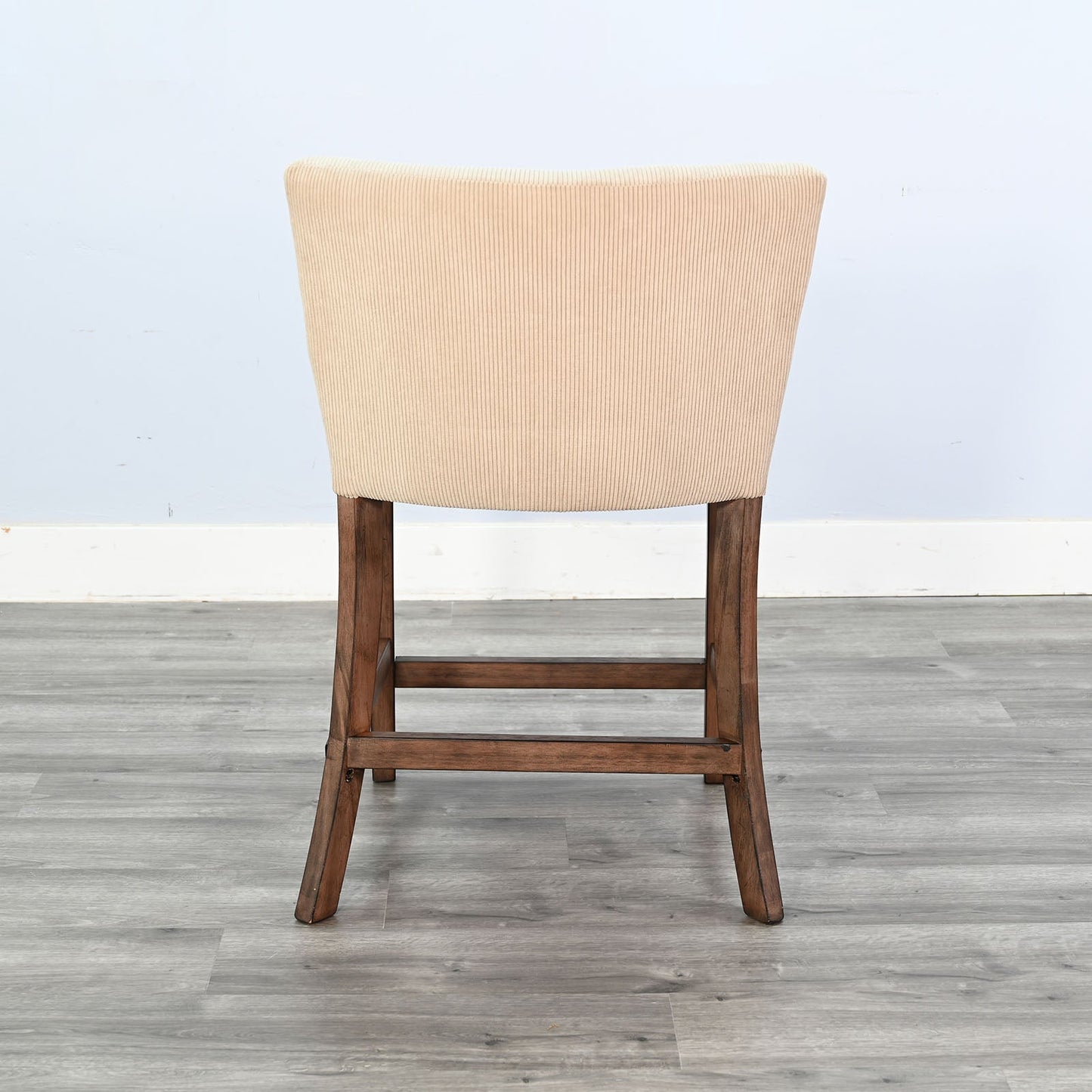 Sunny D Gibson White Fabric Counter Stool 2PC