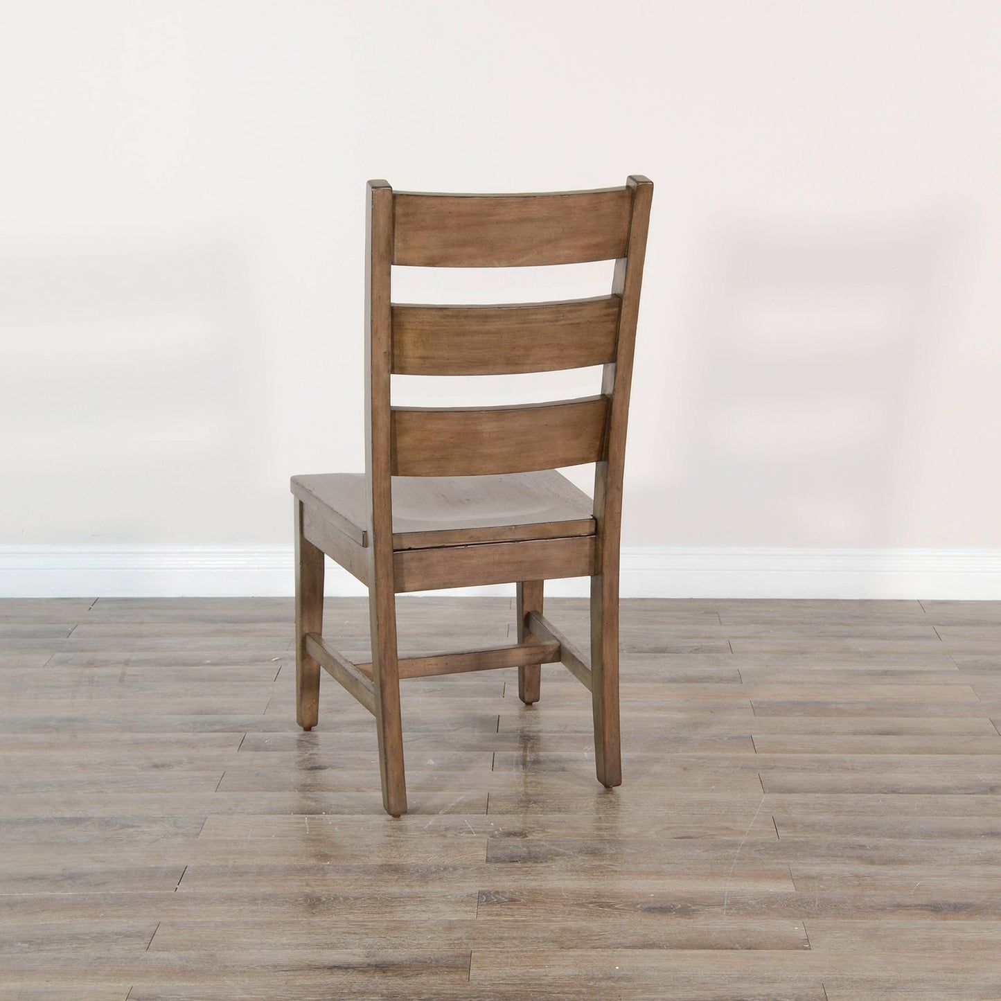 Sunny D Doe Valley Ladderback Dining Chair with Stretchers 2PC