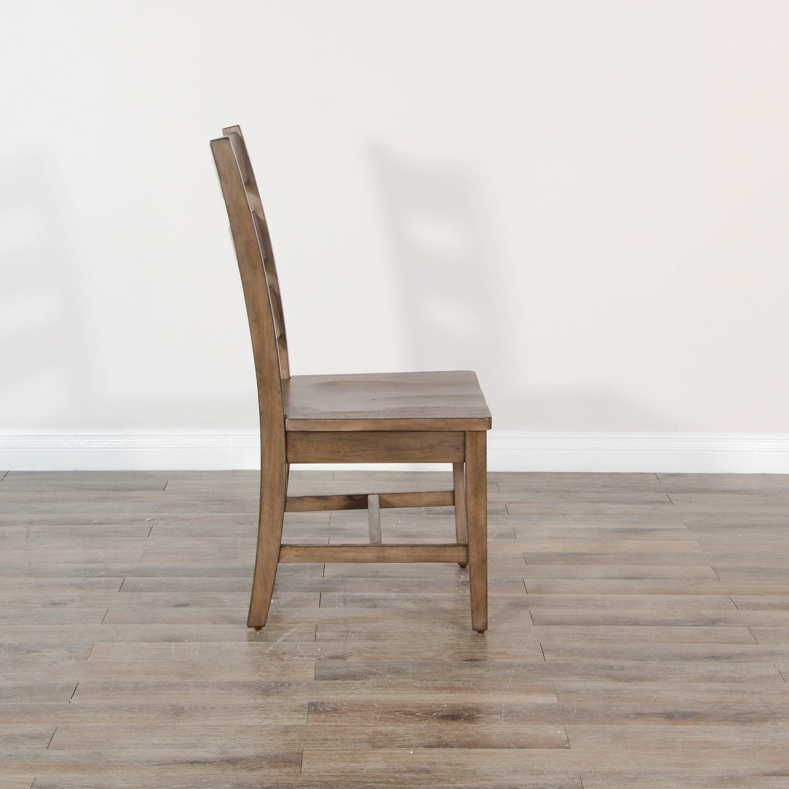 Sunny D Doe Valley Ladderback Dining Chair with Stretchers 2PC