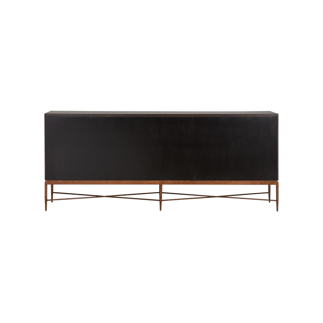 Chelsea House Swirl Pattern Four Doors Wood Credenza