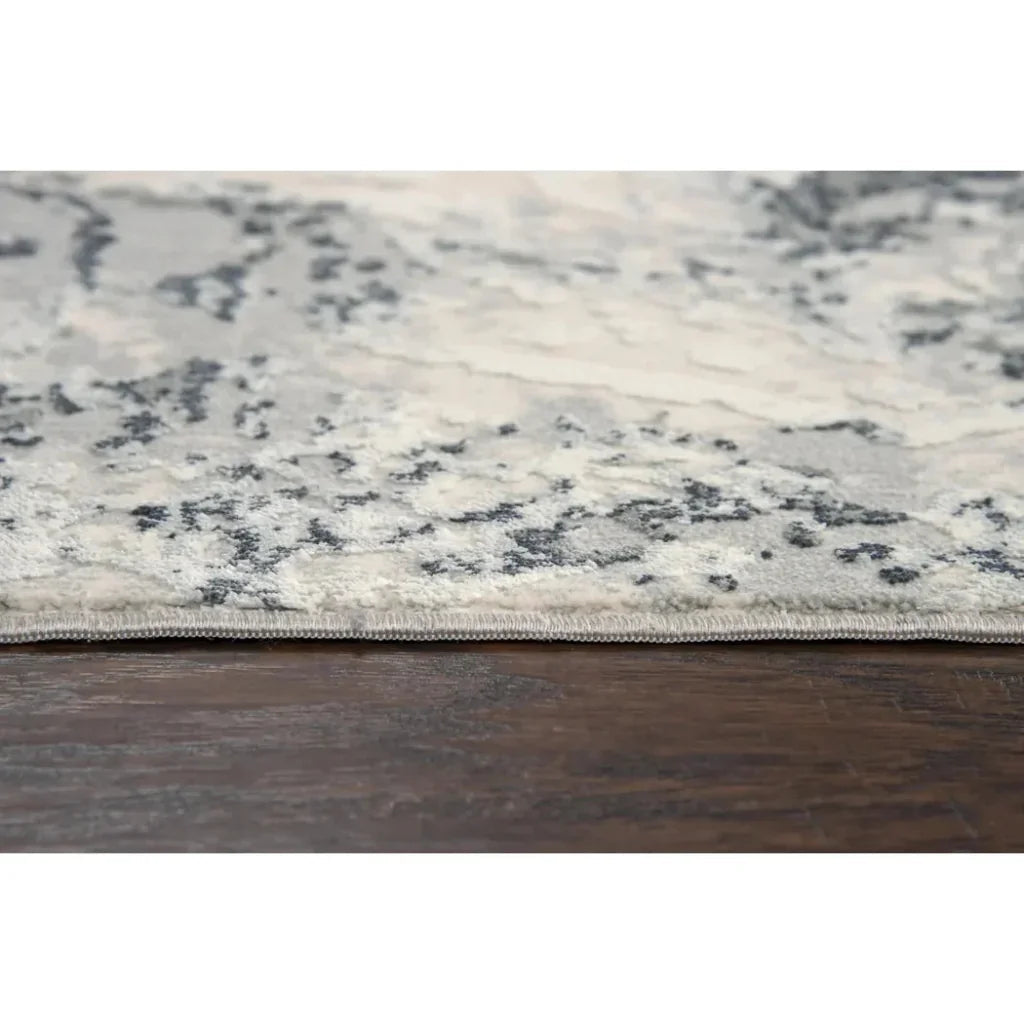 Brai Abstract Gray Kitchen Hallway Runner Rug - LOOMLAN - LOOMLAN - Area Rugs