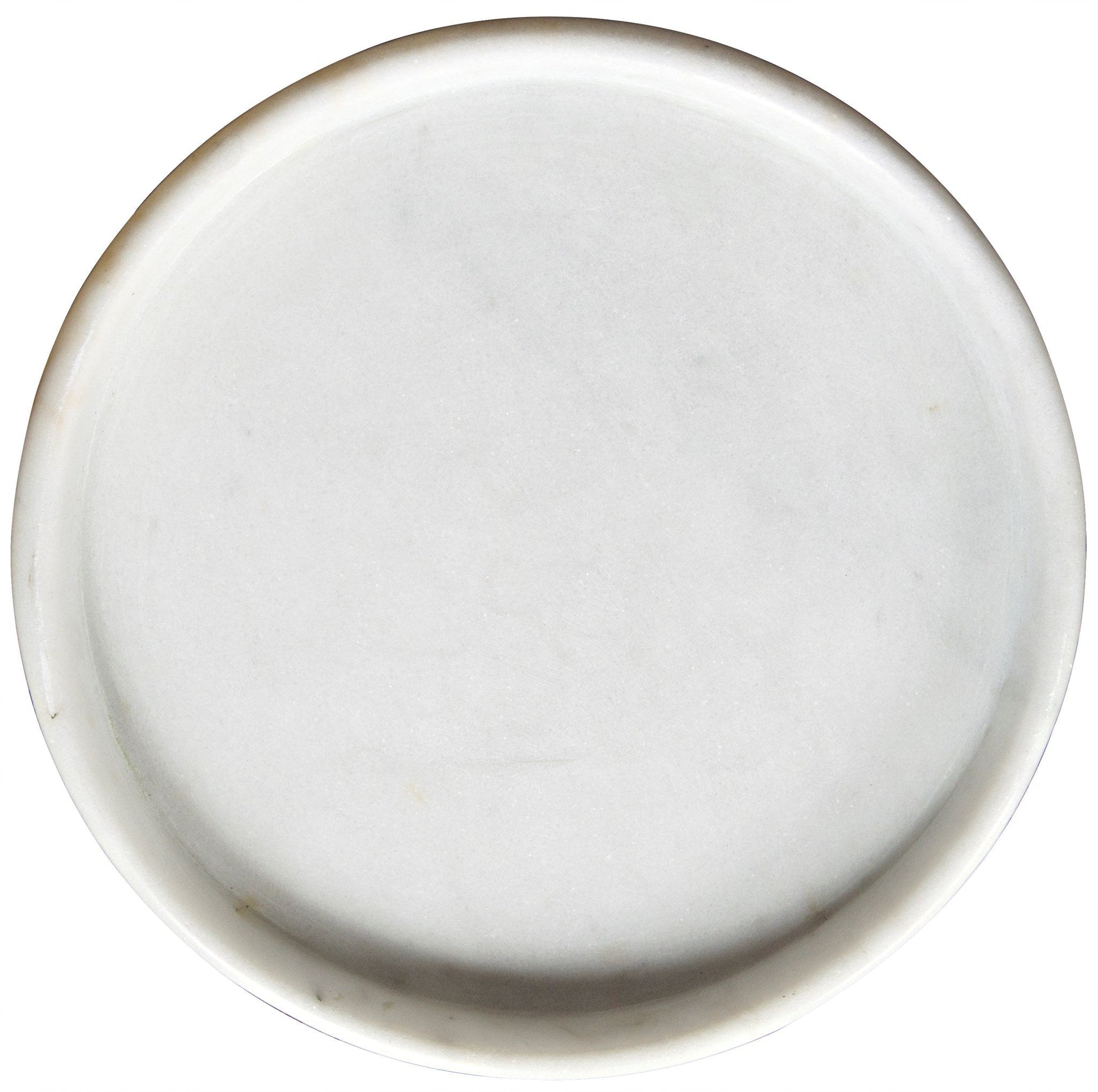 16" Round Marble Tray-Trays-Noir-Sideboards and Things