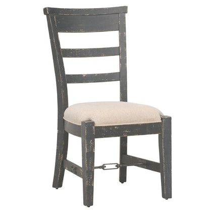 Sunny D Marina Fabric Armless Dining Chair 2PC