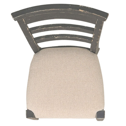 Sunny D Marina Fabric Armless Dining Chair 2PC