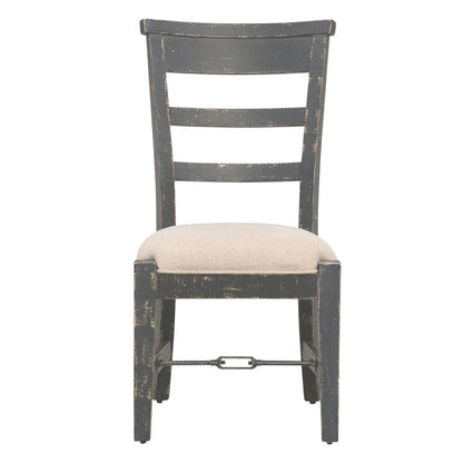 Sunny D Marina Fabric Armless Dining Chair 2PC