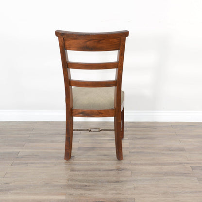 Sunny D Marina Fabric Armless Dining Chair 2PC