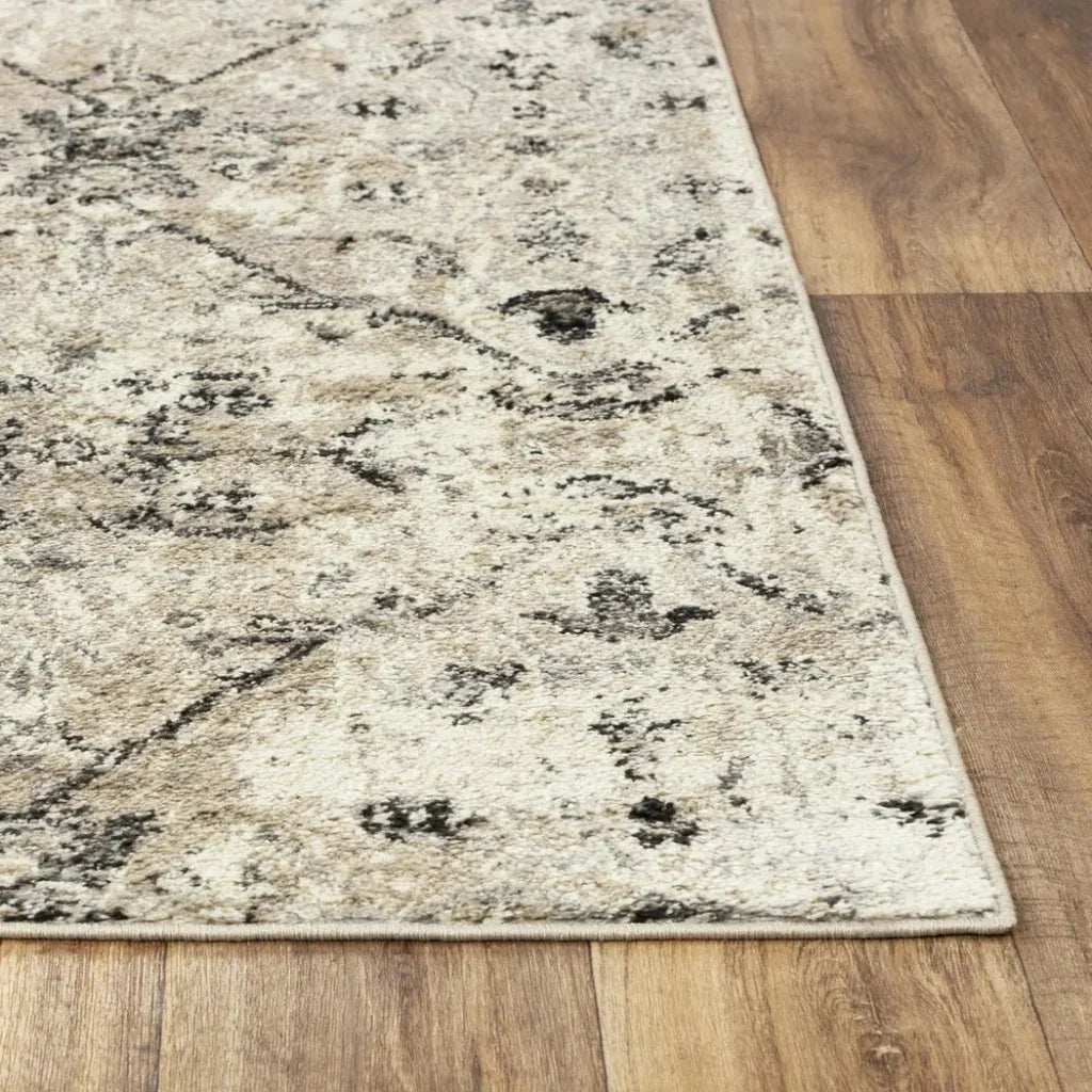 Coop Beige Kitchen Hallway Runner Rug -- beige