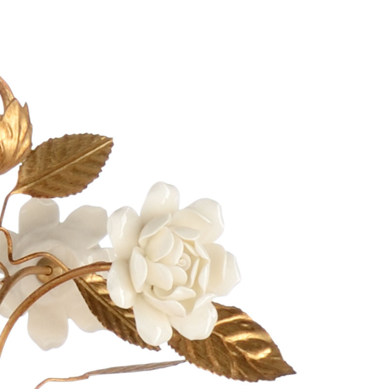 Queensland Gold Floral Eight Lights Chandelier