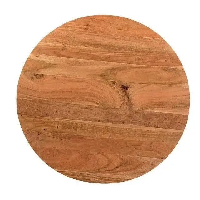 Natural Wood Round Coffee Table Bradbury -- view 5