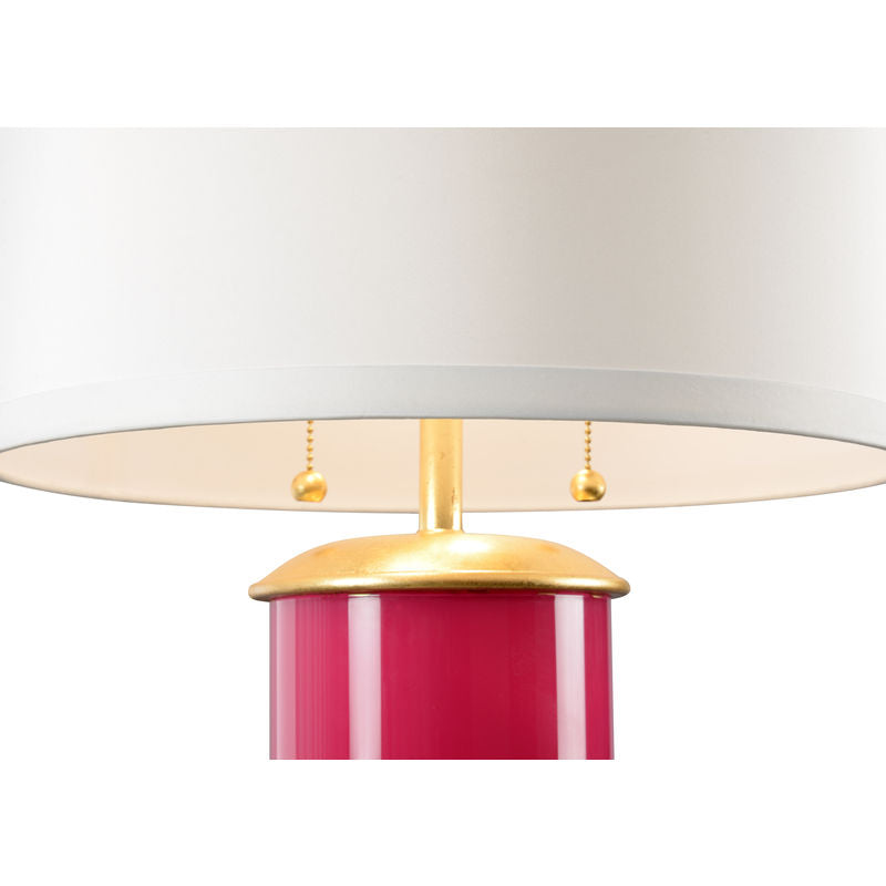 Wildwood Savannah Cylinder Design Glass Table Lamp