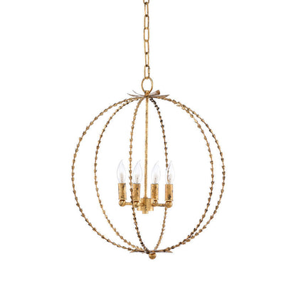 Hillsboro Iron And Crystal Made Chandelier