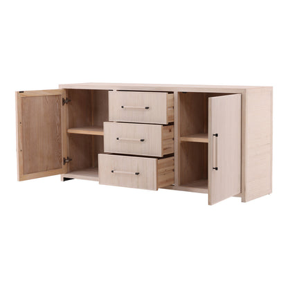 Furniture Classics Samson Three Drawers Wood Sideboard
