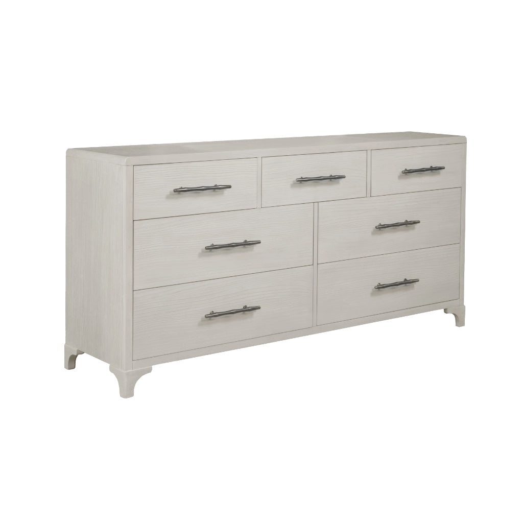 Abaco Seven Drawers White Dresser