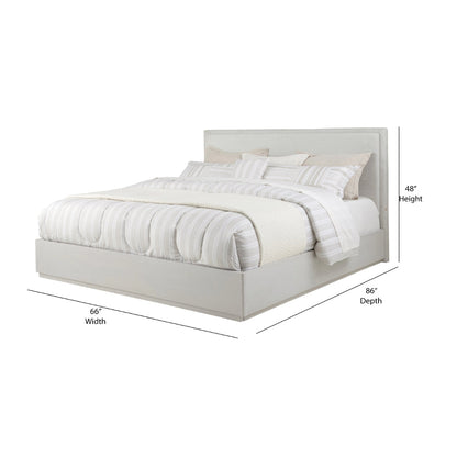 Abaco Performance Fabric White Bed