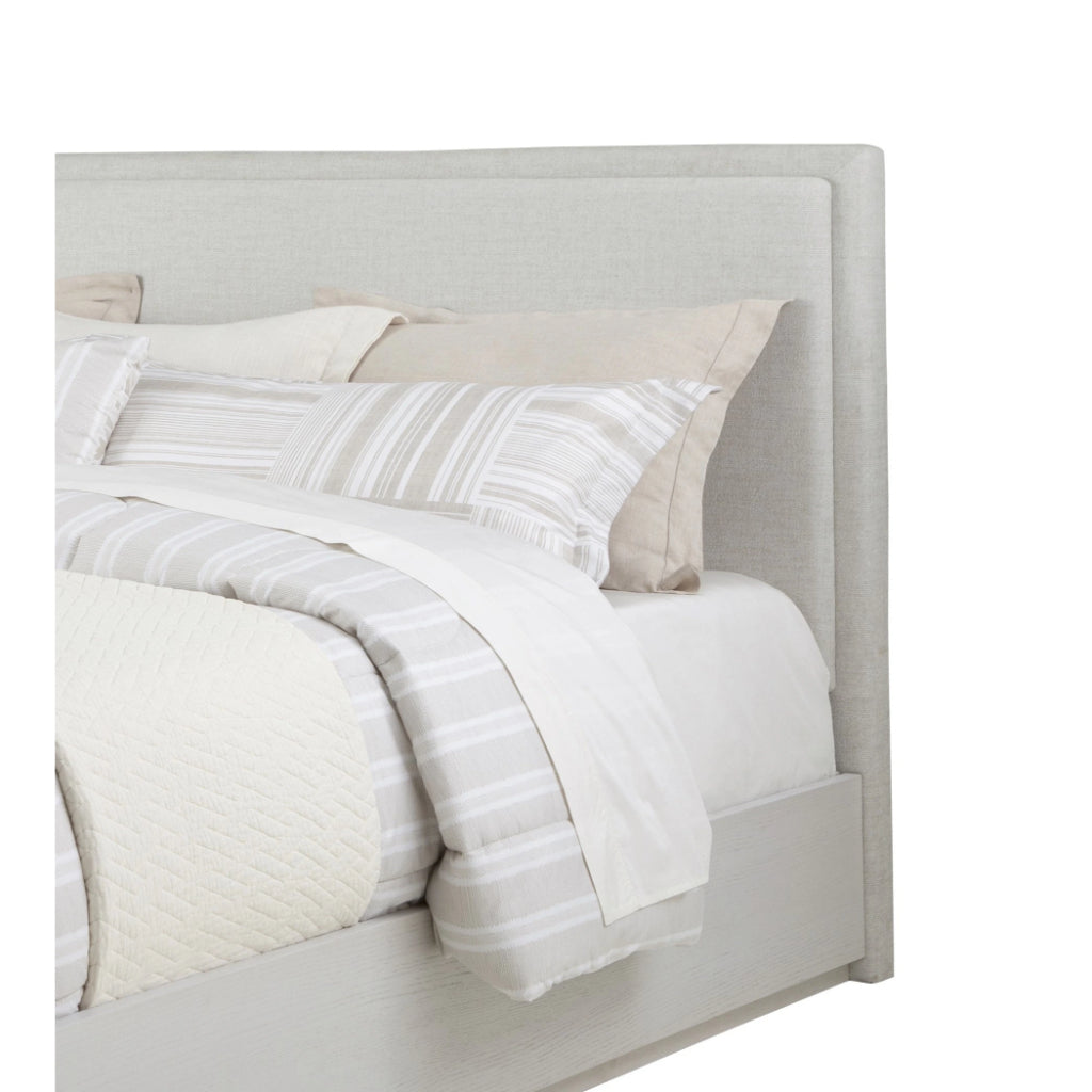 Abaco Performance Fabric White Bed