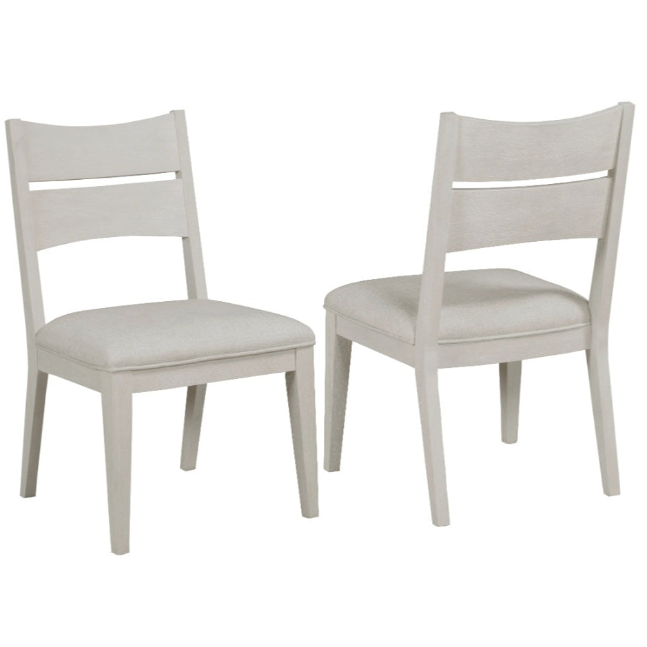 Abaco Performance Fabric White Side Chair (Set Of 2)