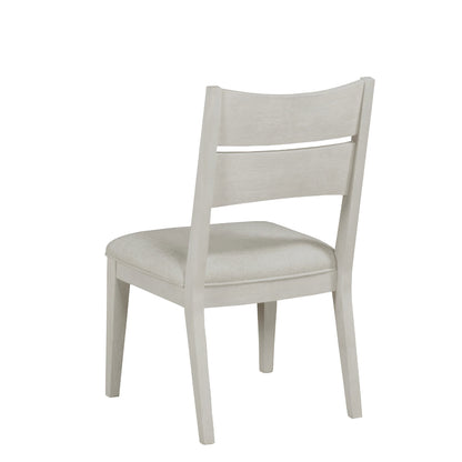 Abaco Performance Fabric White Side Chair (Set Of 2)
