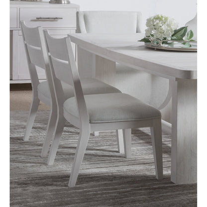 Abaco Performance Fabric White Side Chair (Set Of 2)