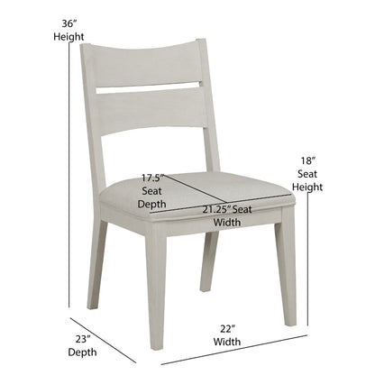 Abaco White Dining Set with Extendable Table (Set of 8)
