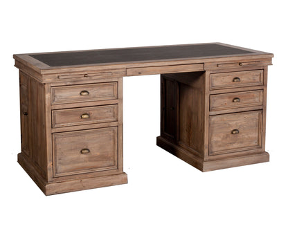 Lifestyle Solid Wooden Double Desk