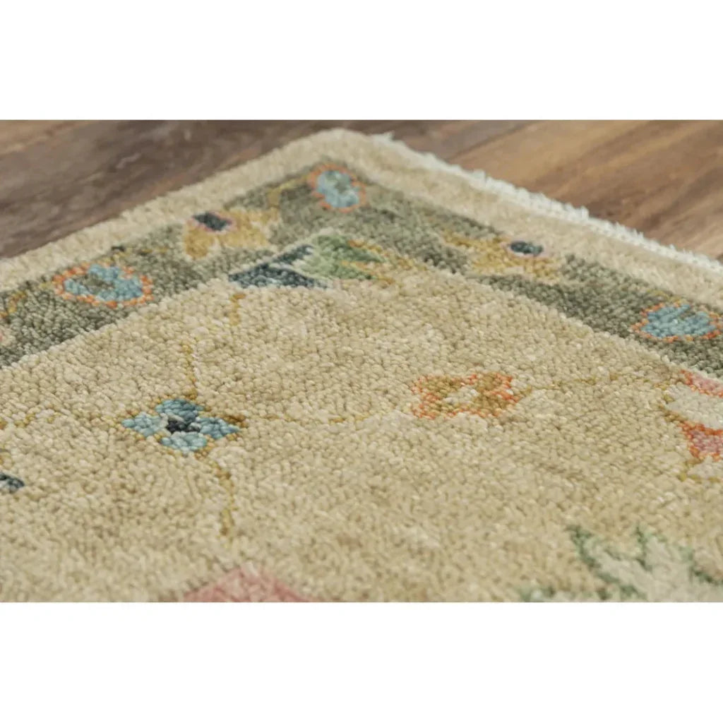 Cola Floral Beige Large Area Rugs For Living Room -- beige