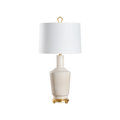 Wildwood Emma White Glazed Ceramic Table Lamp