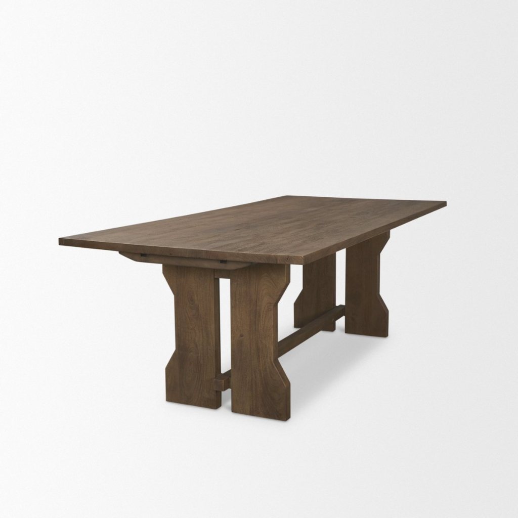 Rooke 84" Solid Wood Extendable Rectangular Dining Tabl -- view 6