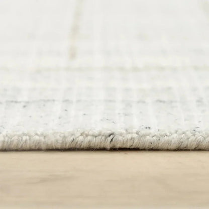 Ayur Solid Ivory Area Rugs For Living Room - LOOMLAN - LOOMLAN - Area Rugs