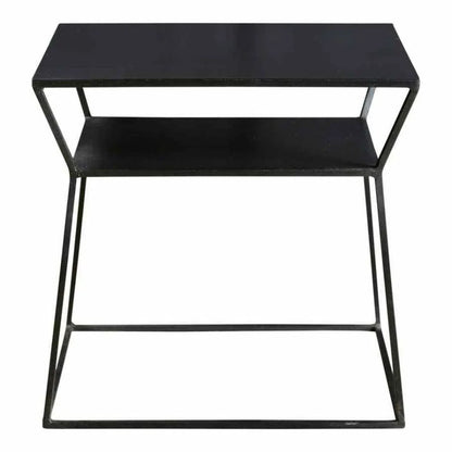 19 Inch Side Table Black Contemporary Side Tables LOOMLAN By Moe's Home