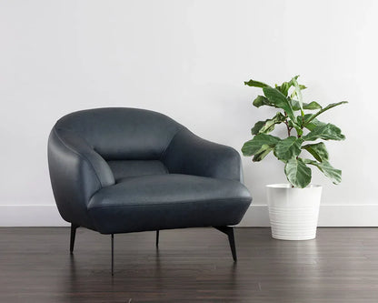 Armani Leather Upholstered Armchair