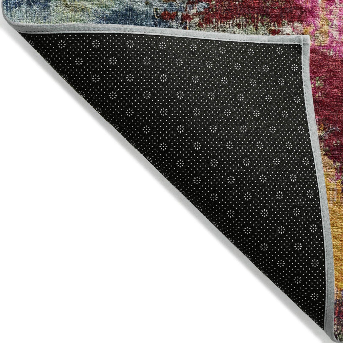 Iriara Red Washable Indoor-Outdoor Rug