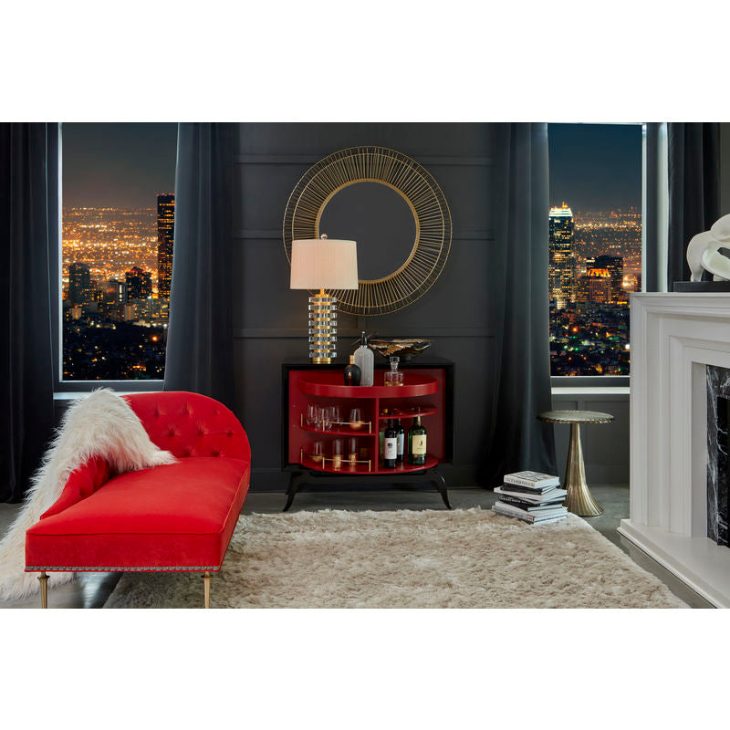 Wildwood Layers Of Luxe Crystal Brass Table Lamp