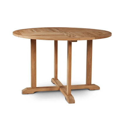 Palm Teak Patio Round Dining Set 5 PC -- view 5